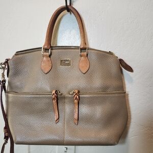 Dooney & Bourke Tan Leather Satchel